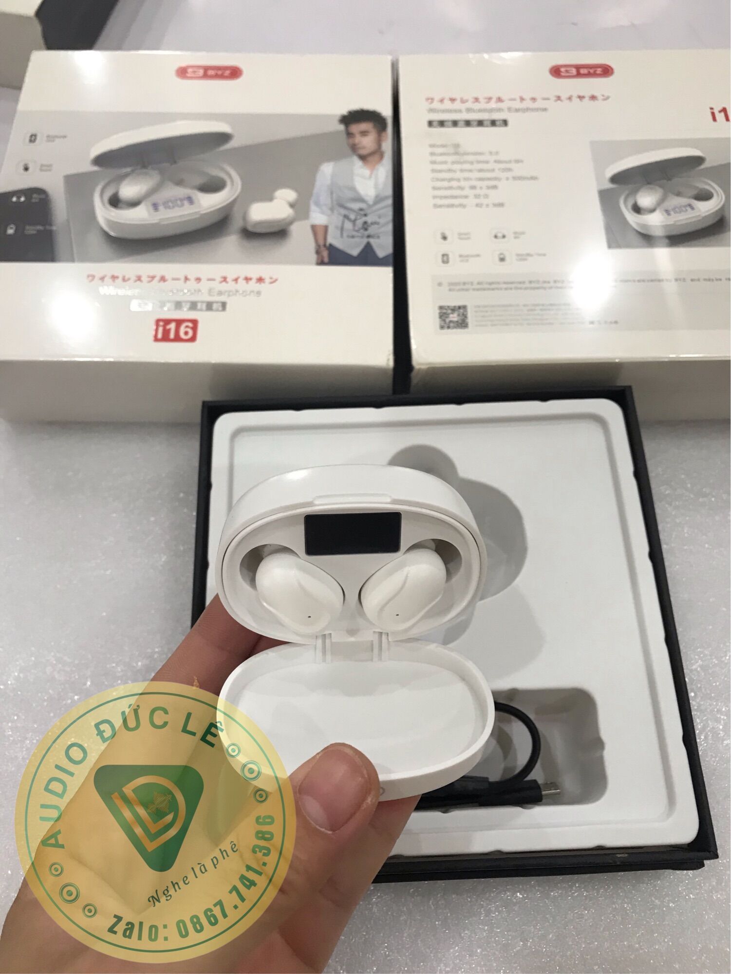 TAI NGHE BLUETOOTH BYZ i16 - Hàng cao cấp