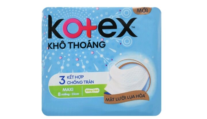Băng Vệ Sinh Kotex Maxi Không cánh 8 miếng