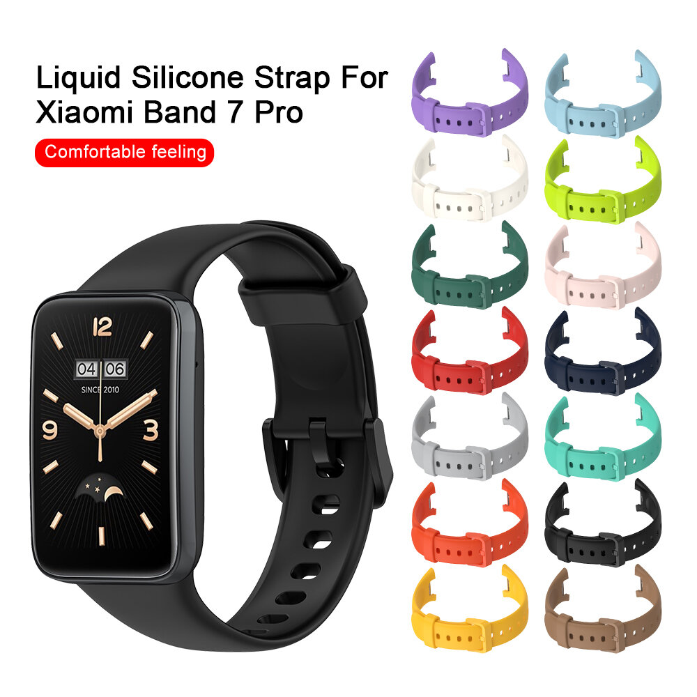 [ Miband 7 Pro ] Dây Đeo SILICON 2 màu dành Cho Xiaomi Miband 7 Pro