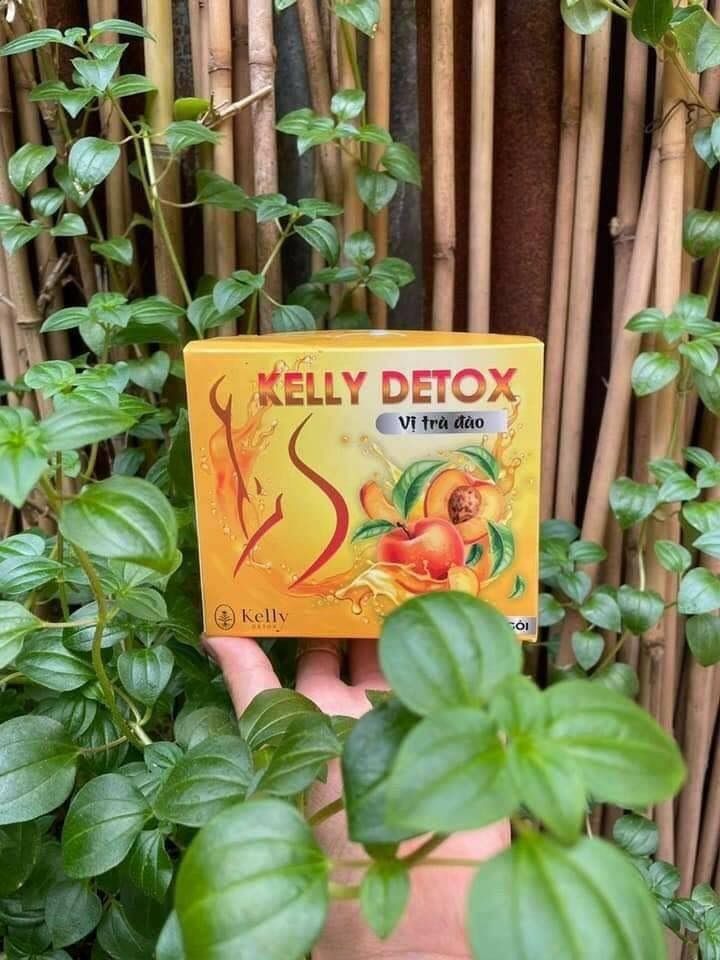 Trà Đào giảm cân Kelly Detox [chính hãng]