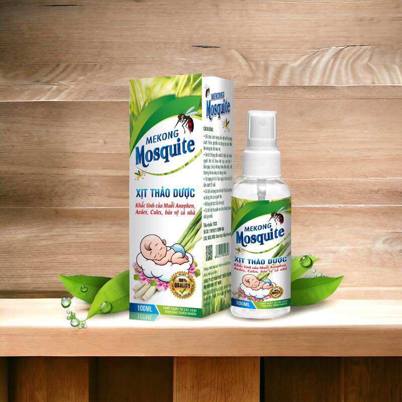 [ CHÍNH HÃNG ] XỊT MUỖI THẢO DƯỢC MEKONG MOSQUITE