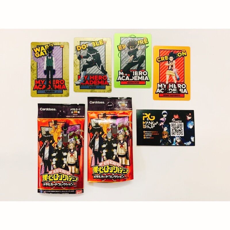 Thẻ nhân phẩm my hero academy vol 2