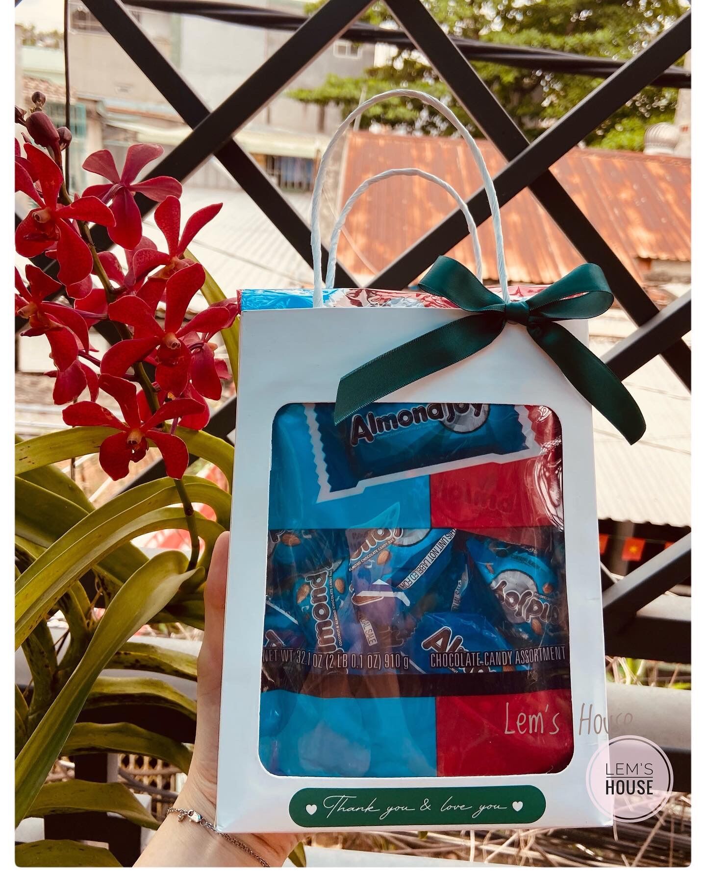 Kẹo socola dừa almond joy hershey mỹ hàng bay air date mới siêu ngon