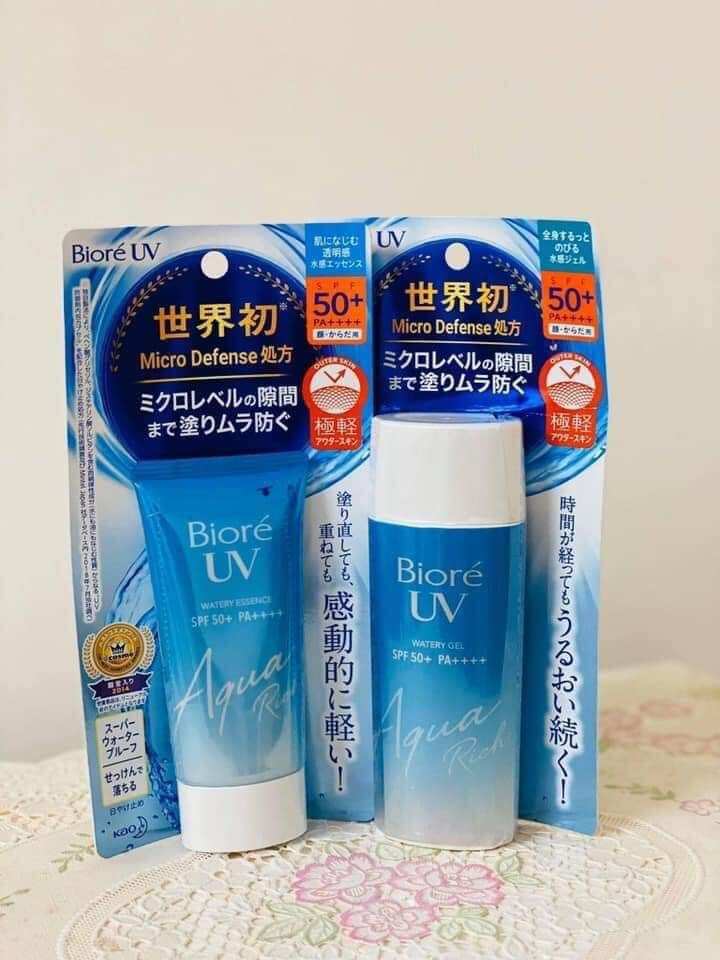 Kem chống nắng Biore nội địa Nhật chính hãng các loại 50g, 85g, 90ml, 155ml