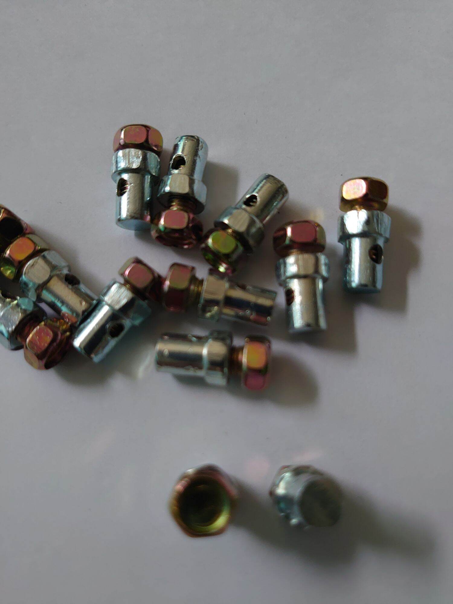 ốc xiết cáp dây ga ô tô, xe máy 2,5mm ( gói 10 cái)