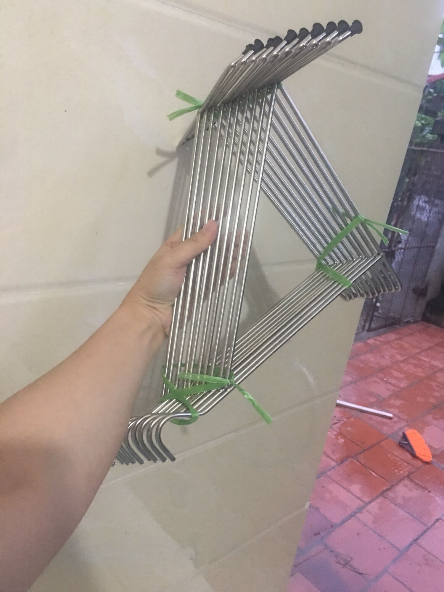 Set 5 chiếc móc treo lồng chim bằng inox- phụ kiện lồng chim cảnh