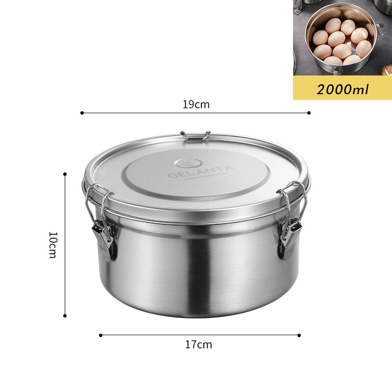 Hộp đựng thực phẩm inox 304, hộp đựng kín, hộp đựng cơm, bát hấp cơm làm nóng, hộp đựng đồ lạnh thực phẩm, hộp đựng đồ dùng nhà bếp