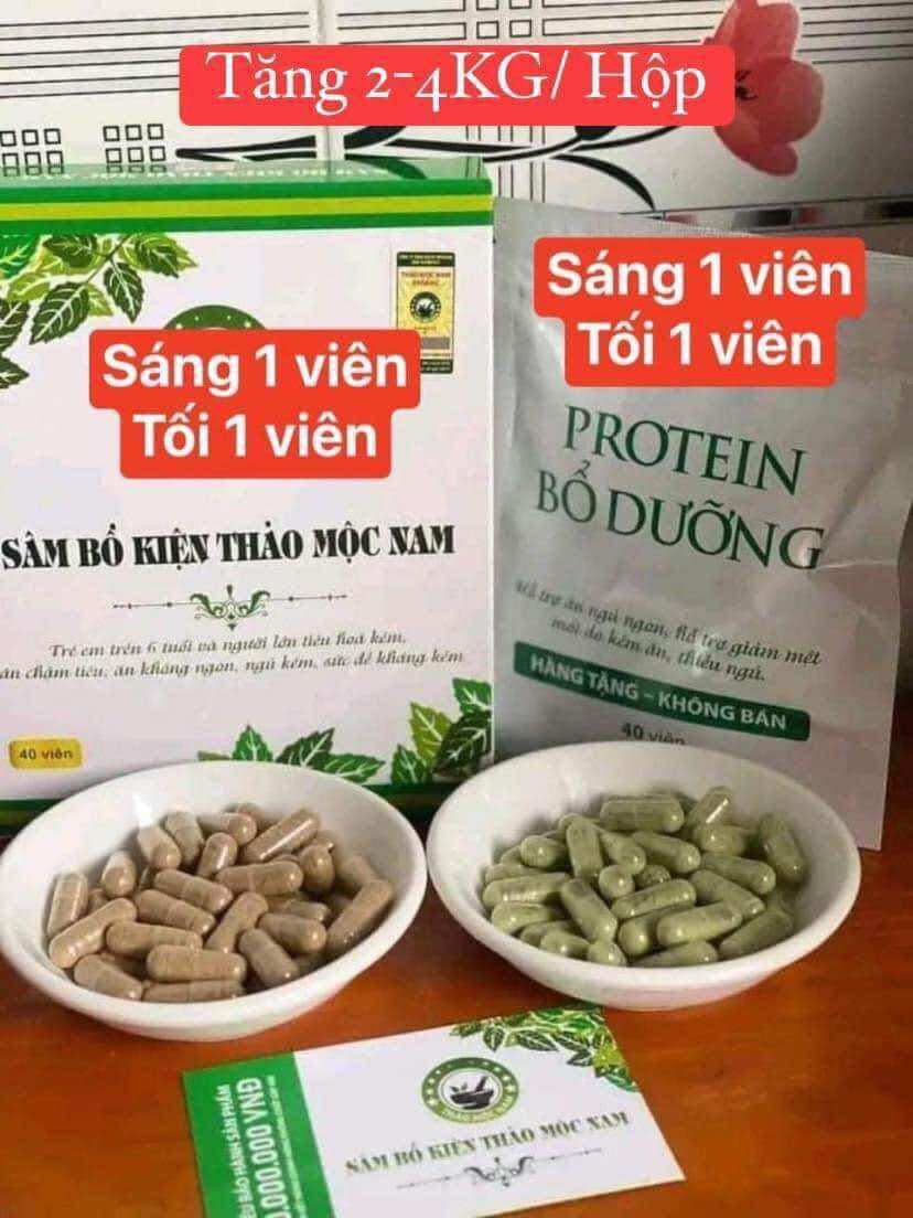 [Mua 1 Tặng 1 ]Tăng Cân Sâm Bổ Kiện Thảo Mộc Nam