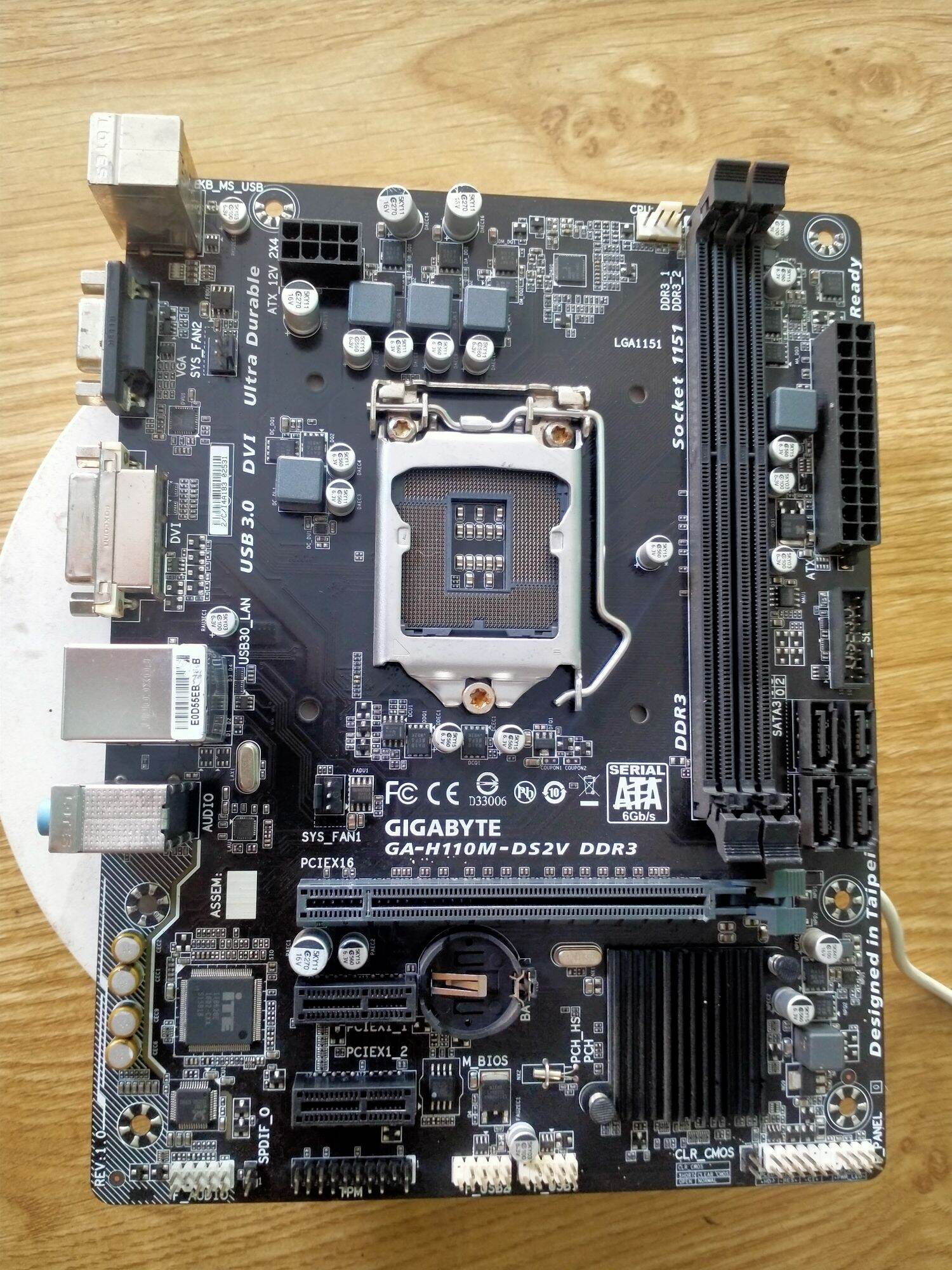 bo mạch main gigabyte h110 M-DS2V RAM DDR3