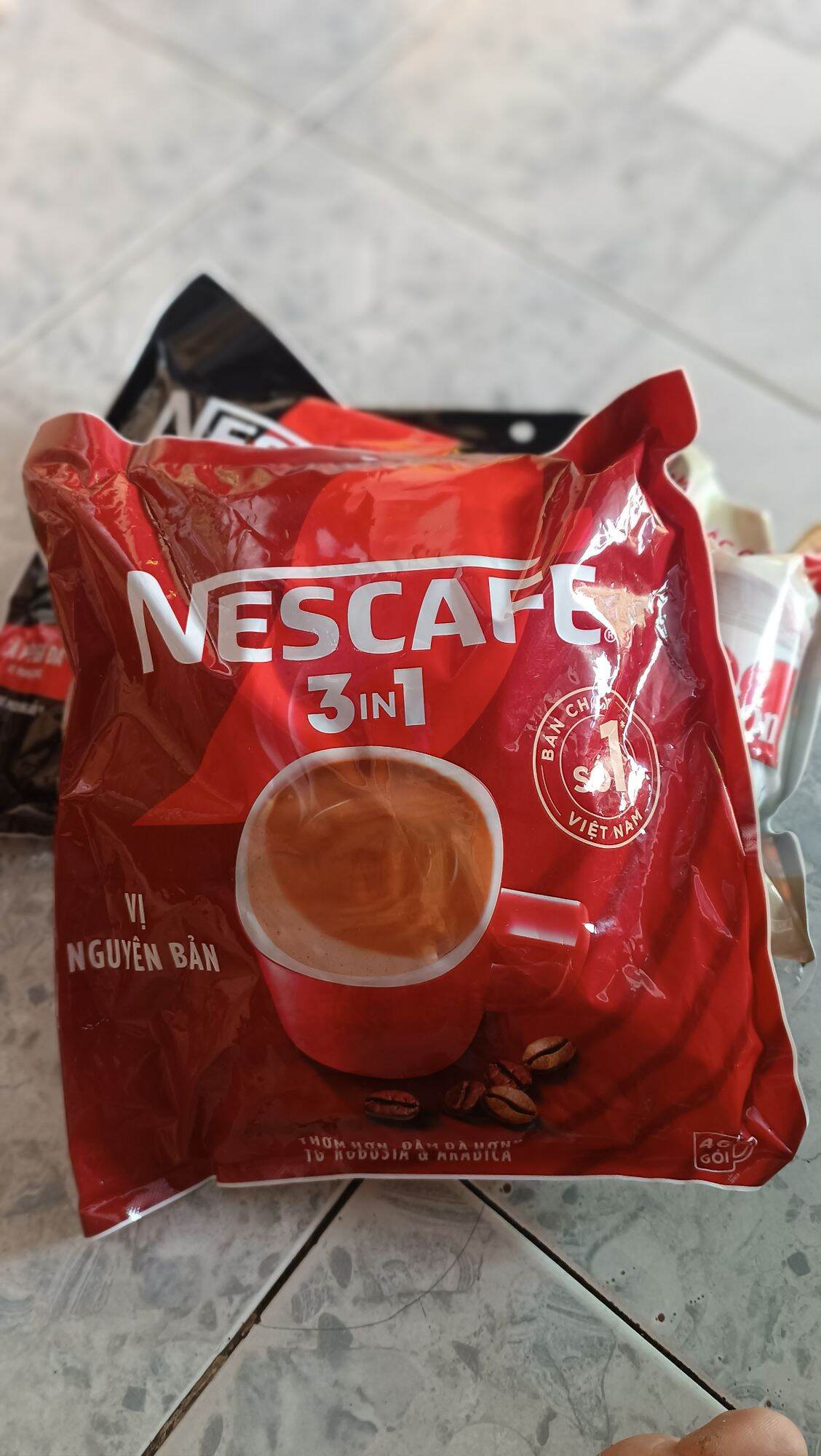 Cafê Nescafé xanh _Đỏ _Đen date mới