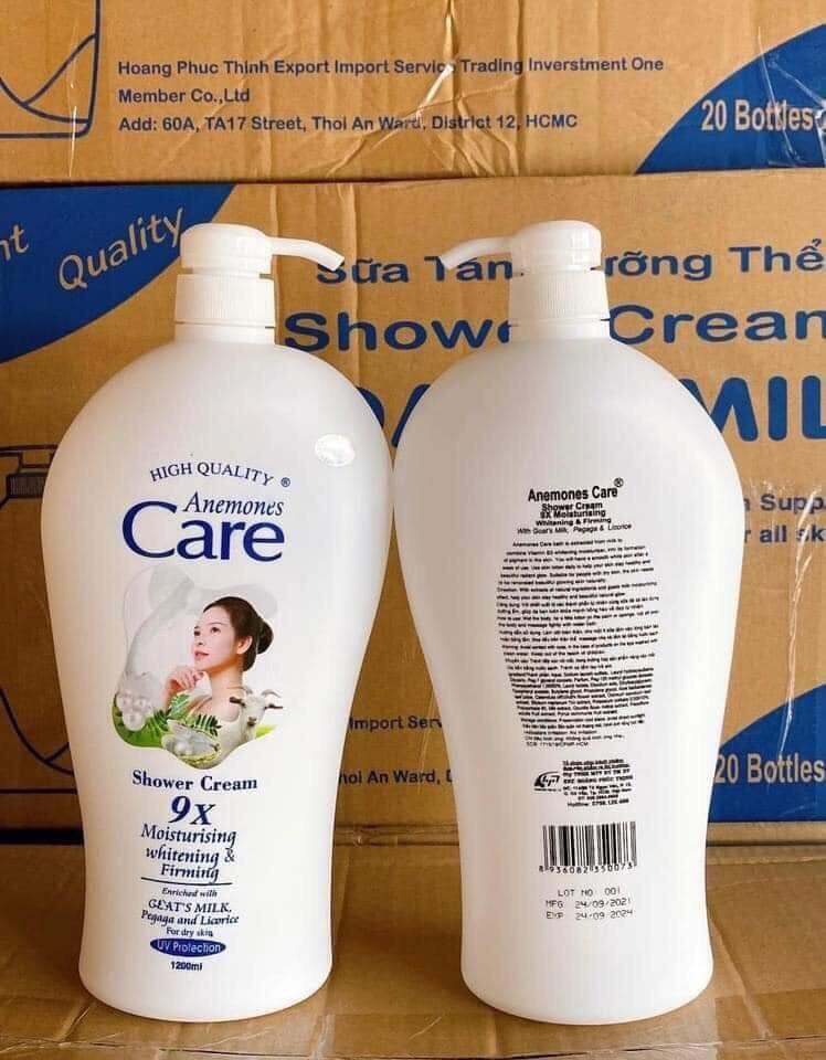 Sữa tắm dê White Care 9x 1200ml