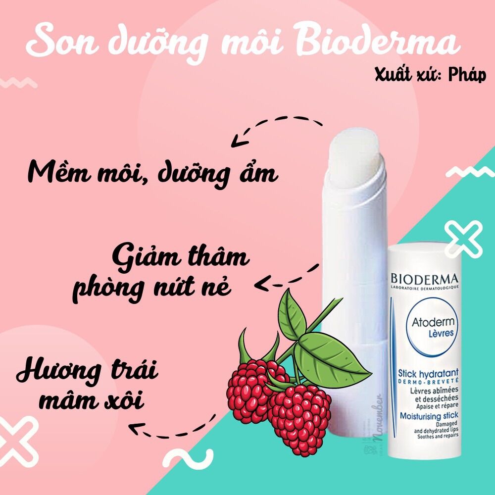 Son dưỡng Bioderma Atoderm Levres
