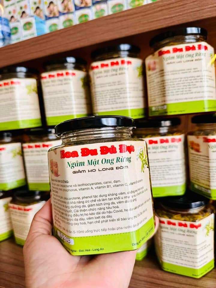 Mật ong rừng ngâm bông đu đủ đực 380ml
