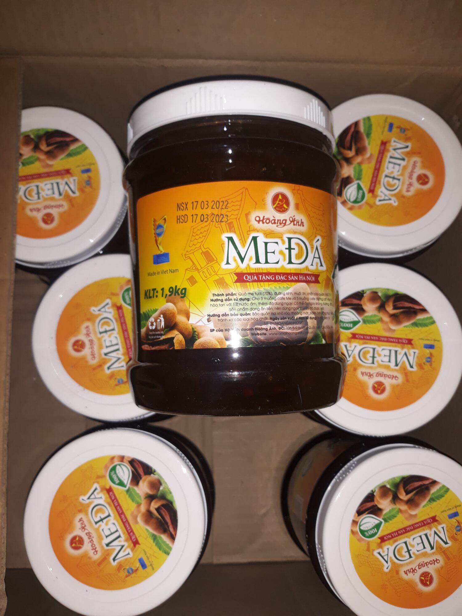 Me đá Hoàng Ánh hộp 1,9kg