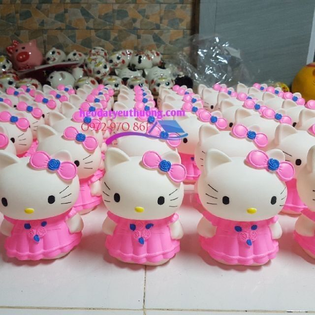 Mèo công chúa hello kitty - nhựa VINYL cao cấp