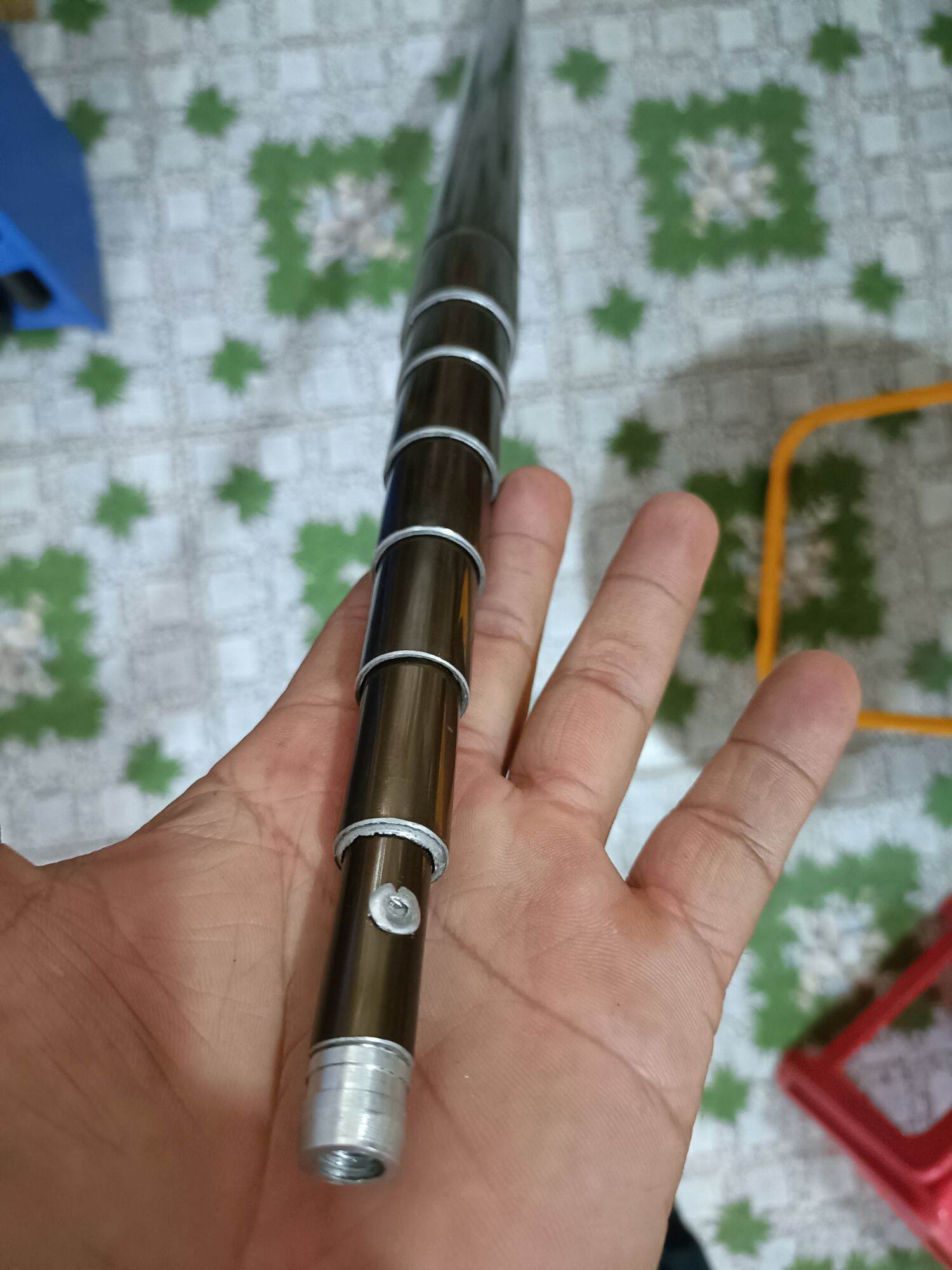 Sào nhôm 7m sào dầy 1.2 li.