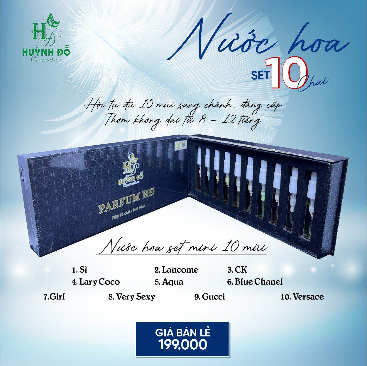 [HCM]NƯỚC HOA HUỲNH ĐỖ Mini