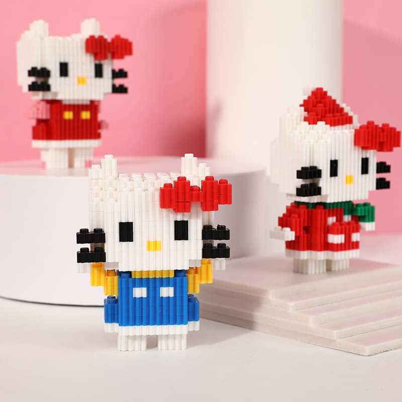 🌸ĐỒ CHƠI LẮP RÁP LEGO 3D HELLO KITTY DOREMON