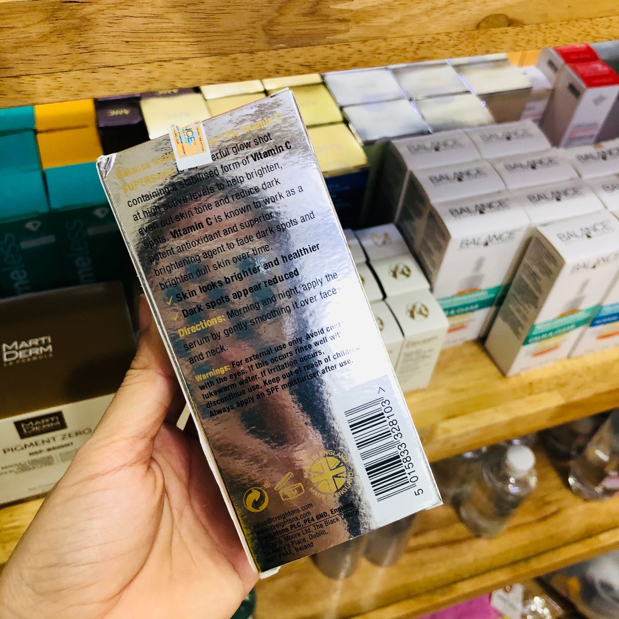 Serum Balance Vitamin C 12% 30ml sáng da, mờ thâm