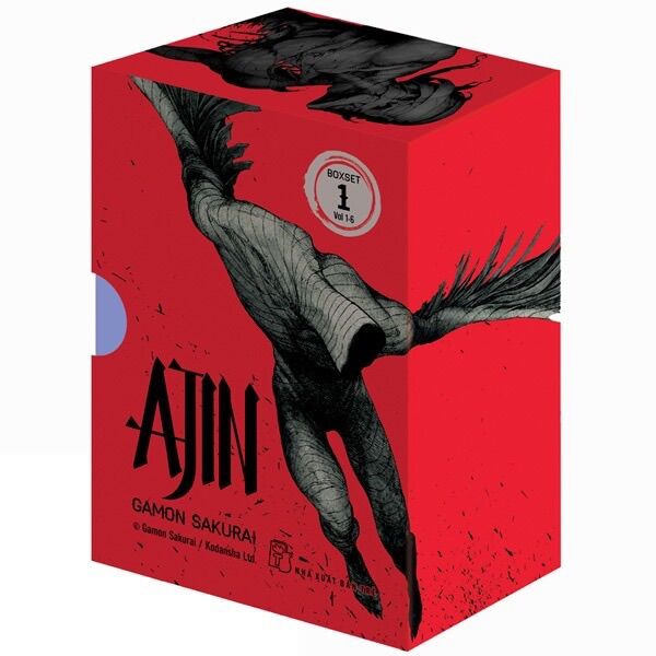 Sách - Combo 6 cuốn Ajin Boxset Tặng Kèm Bookmark