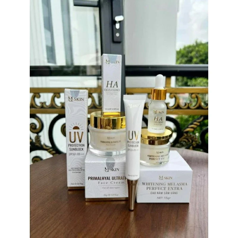 Combo kem cốt nám sâm vàng mq skin