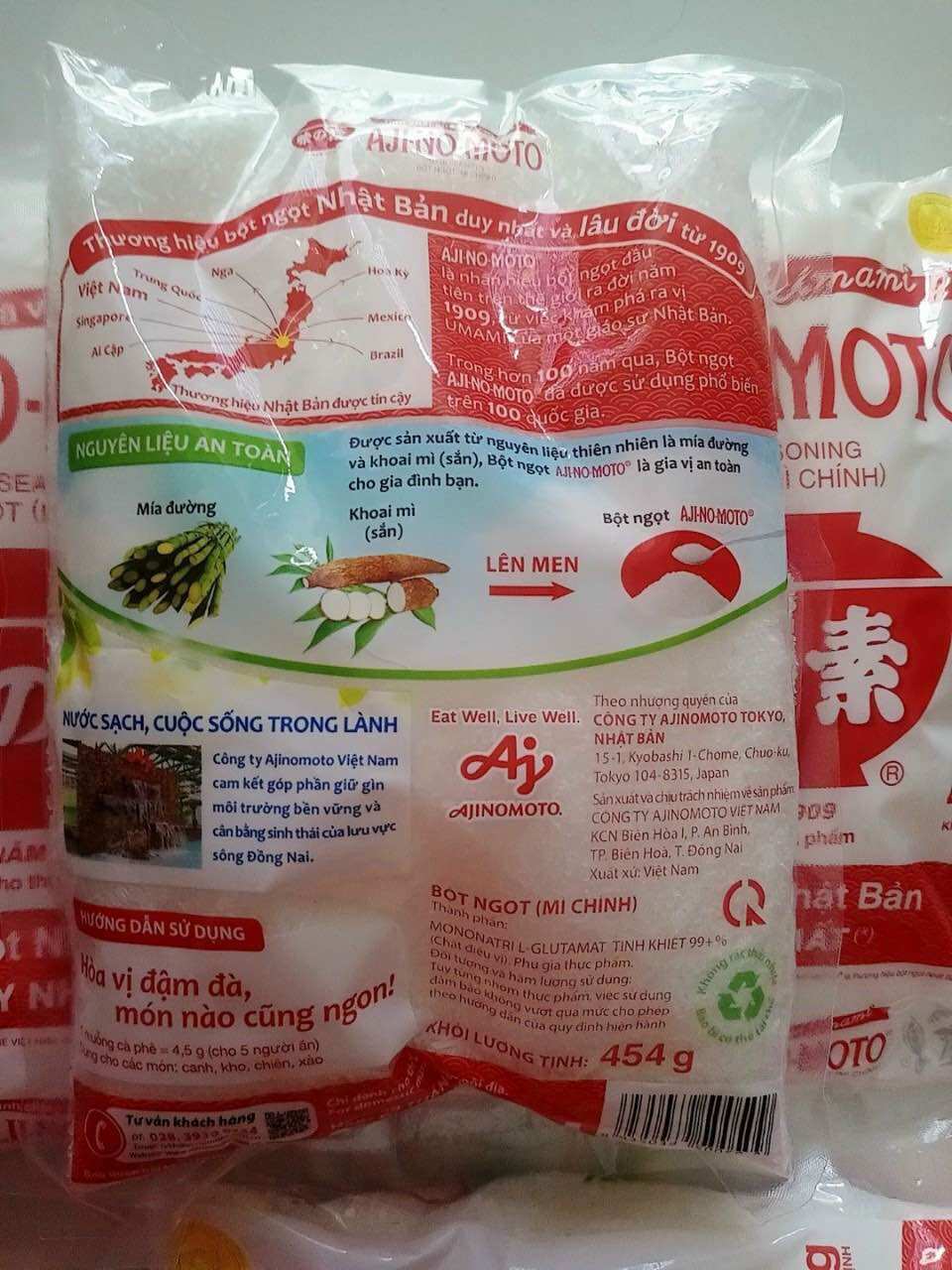 Bột ngọt Ajnomoto 454g