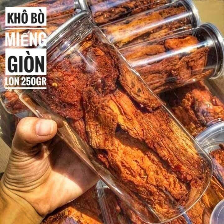 Khô bò giòn miếng lớn 500gr [GIÁ RẺ]
