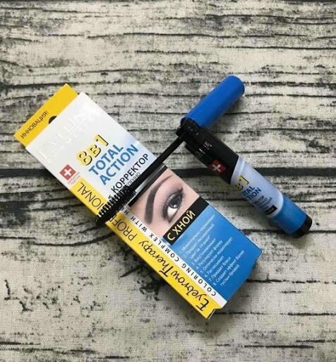Dưỡng Mày Eveline 8 in 1 Total Action 10ml Nga | Vinie.minisize