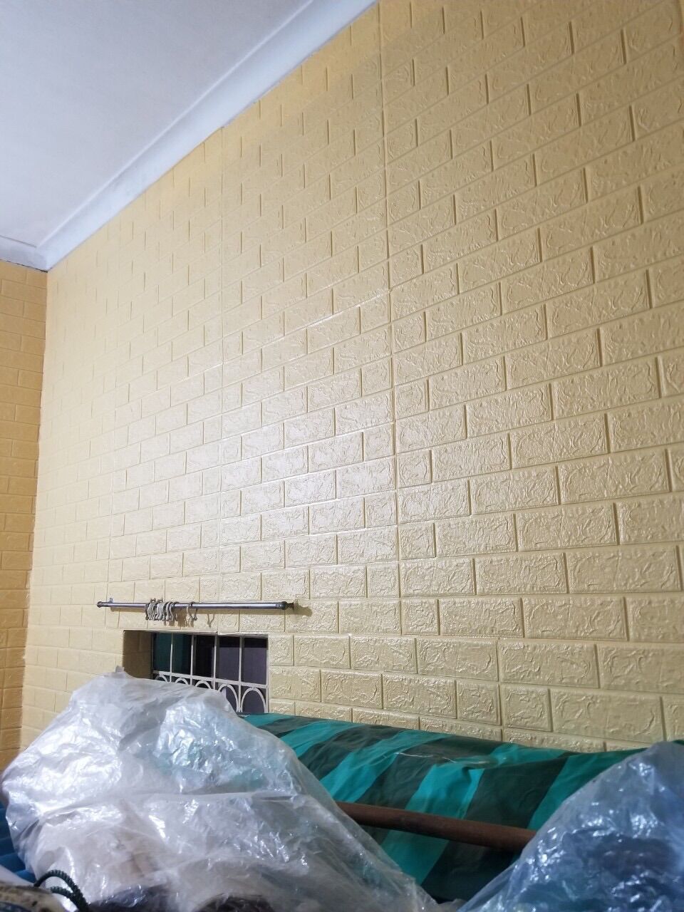 [Combo 10 Tấm] Xốp Dán Tường dày 5mm Chống Ẩm Mốc