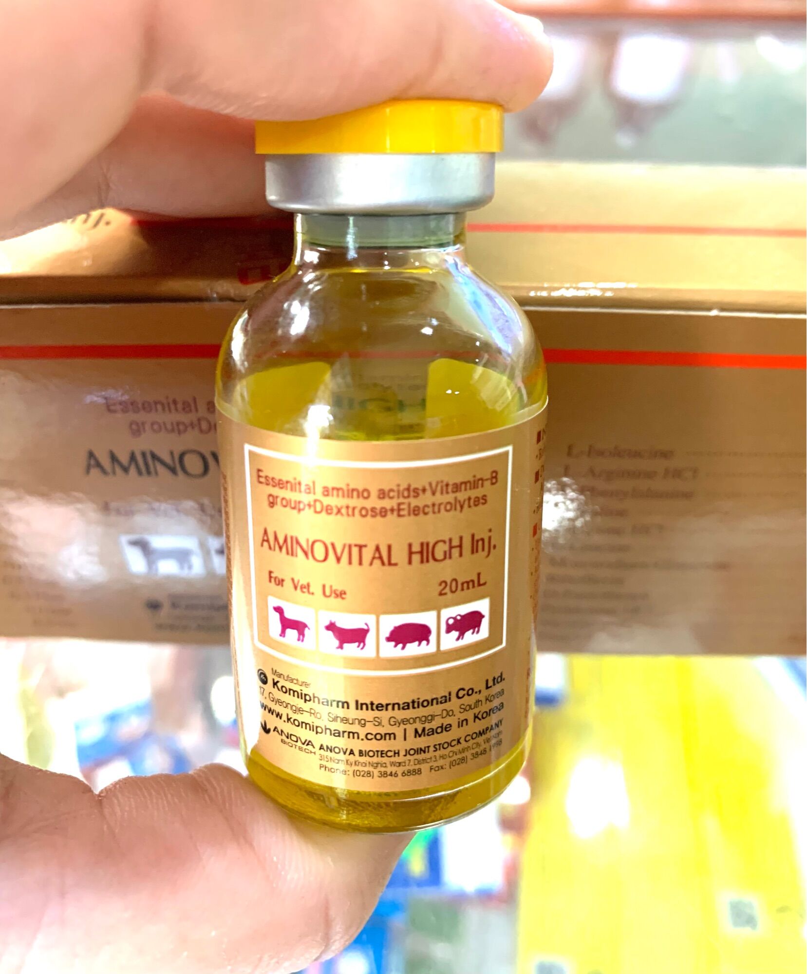 Bồi dưỡng tăng lực giúp thèm ăn mau lớn chai 20ml.
