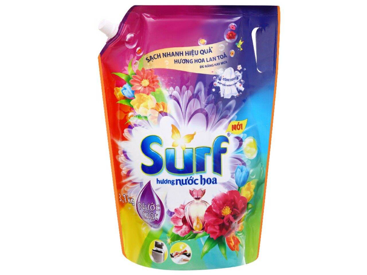 Nước giặt Surf Hương nước hoa túi 3 lít