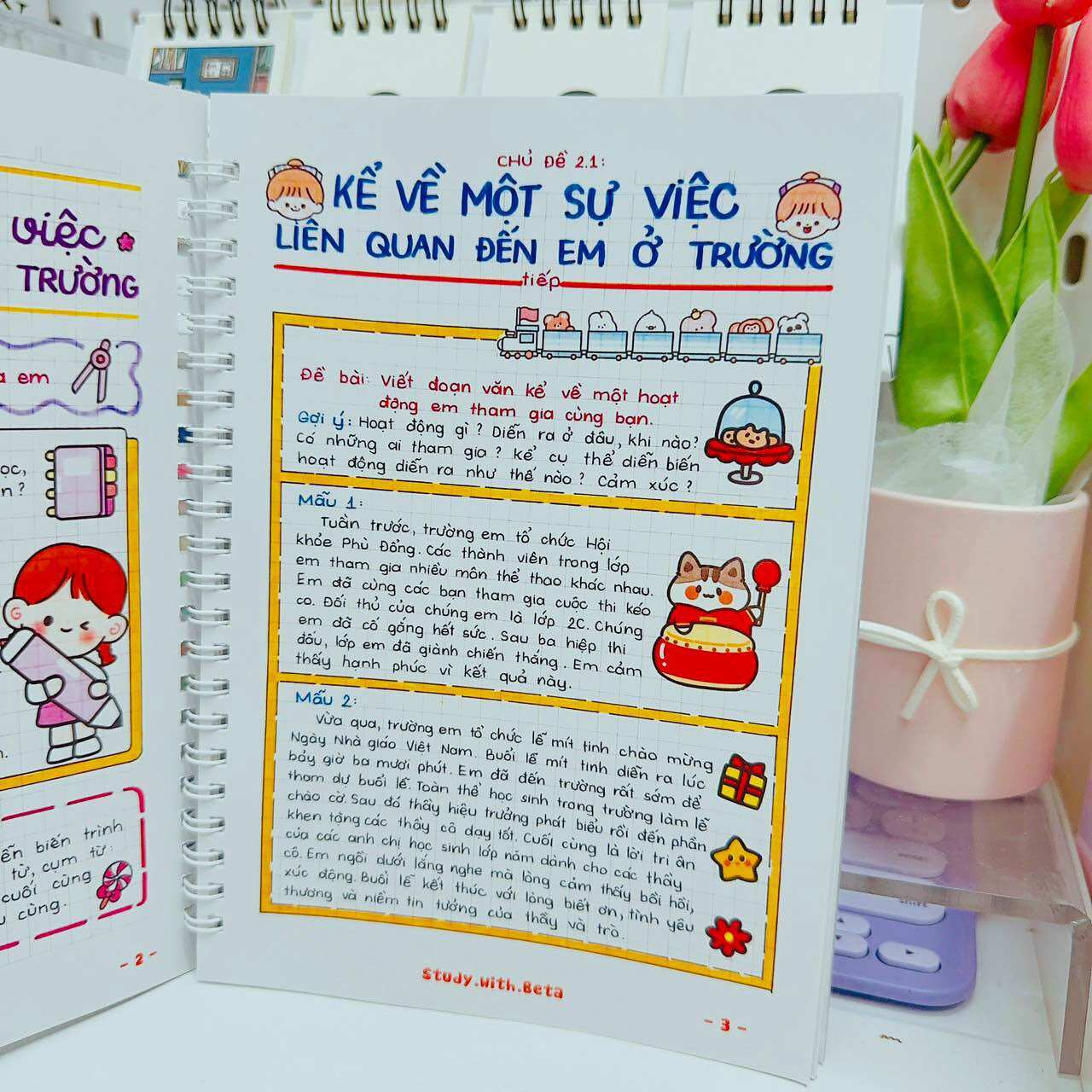 Sổ tay TẬP LÀM VĂN 2-3 Các bài văn mẫu