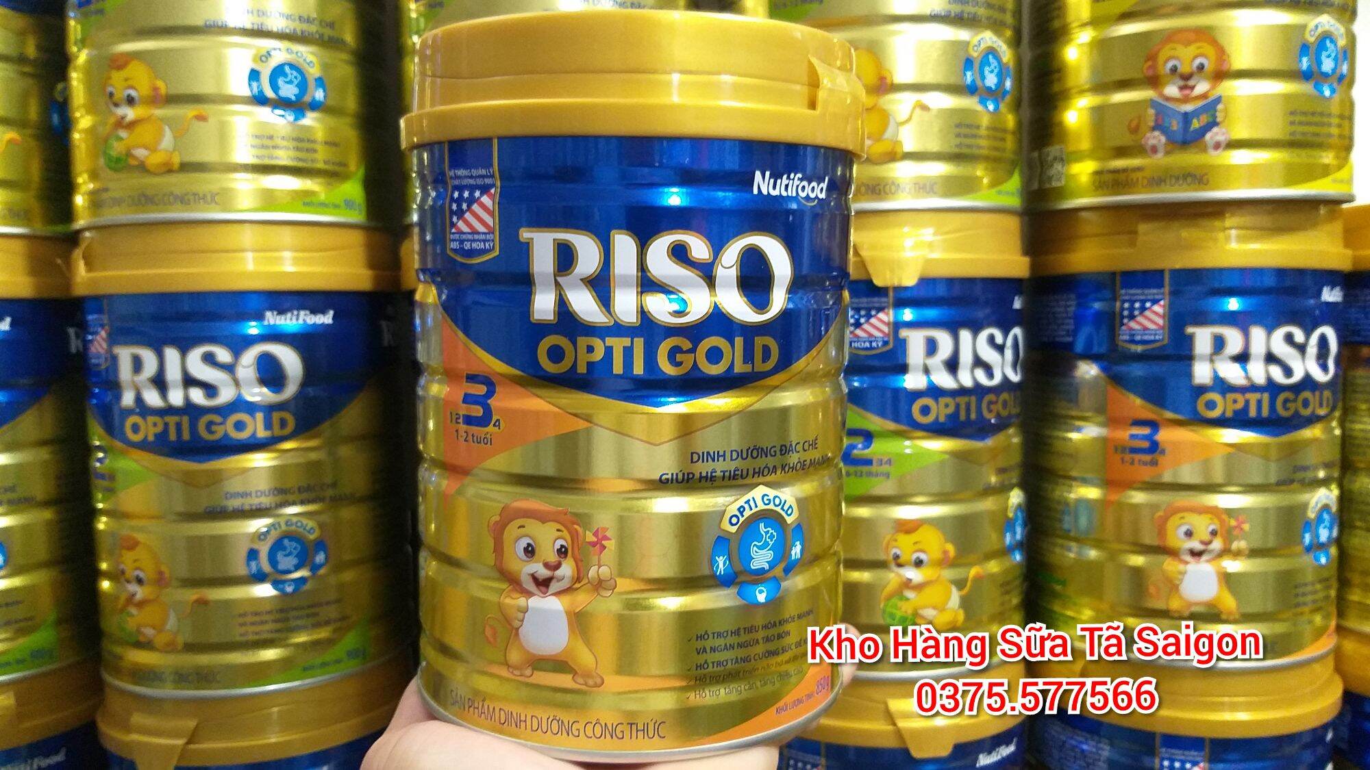 Sữa bột RISO OPTI GOLD lon 900g của Nutifood