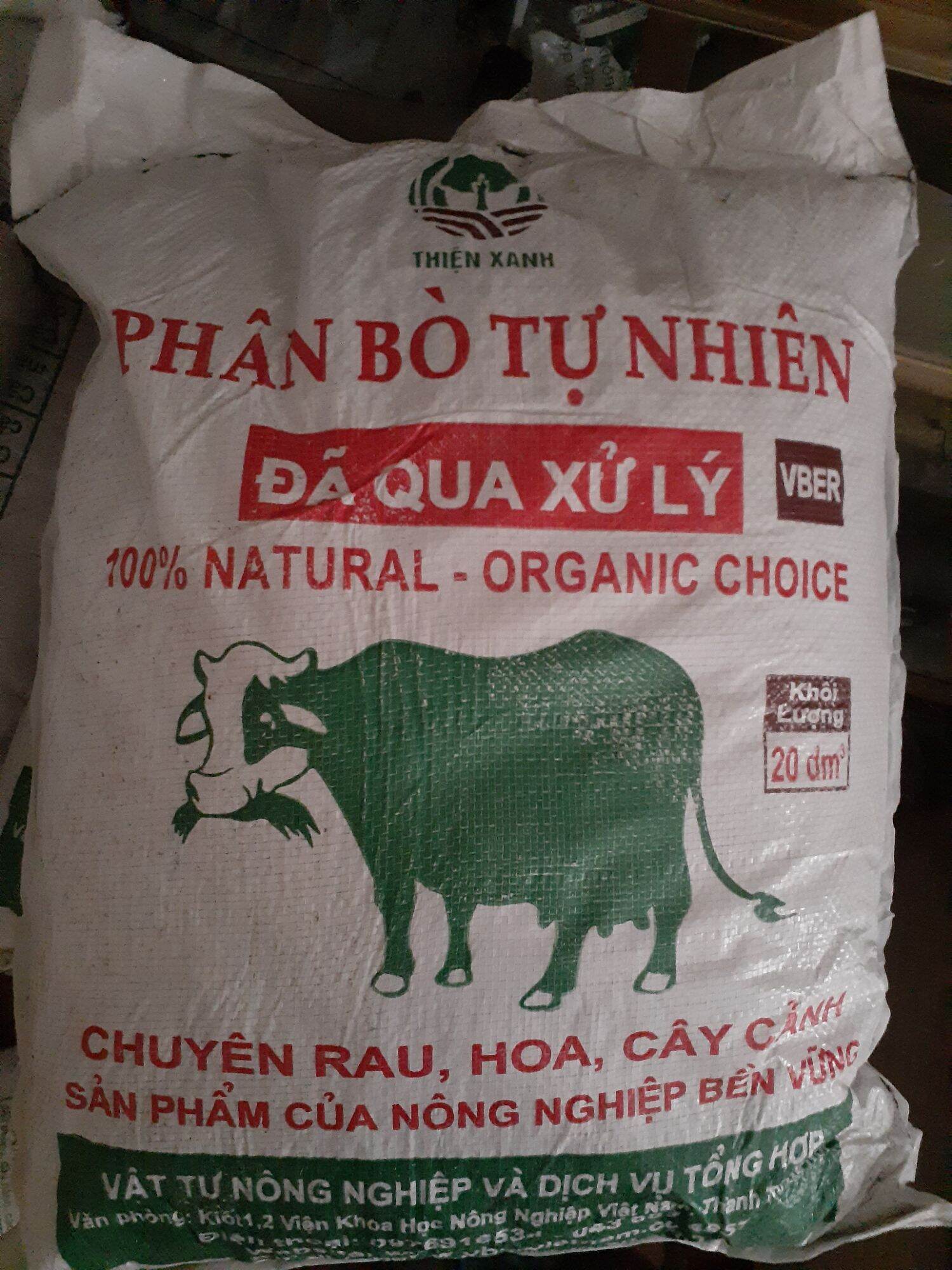 PHÂN BÒ KHÔ NGUYÊN CHẤT ĐÃ QUA XỬ LÝ