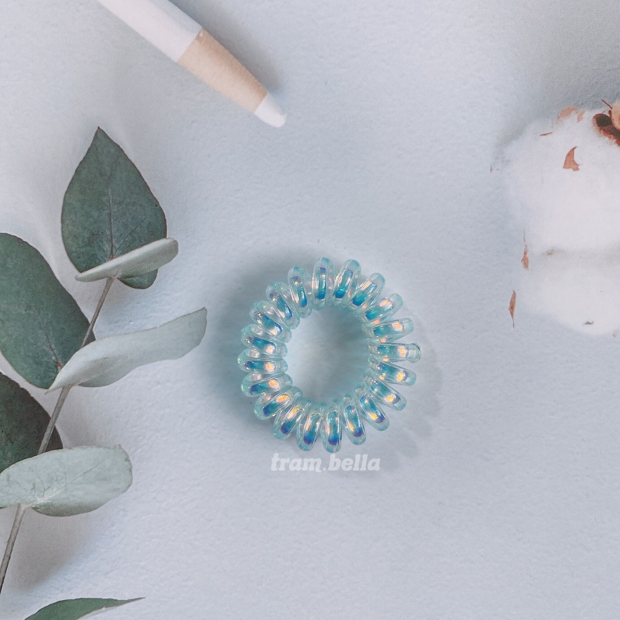 Cột tóc lò xo màu kẹo ngọt,dây cột tóc lò xo mini - Trâm Bella