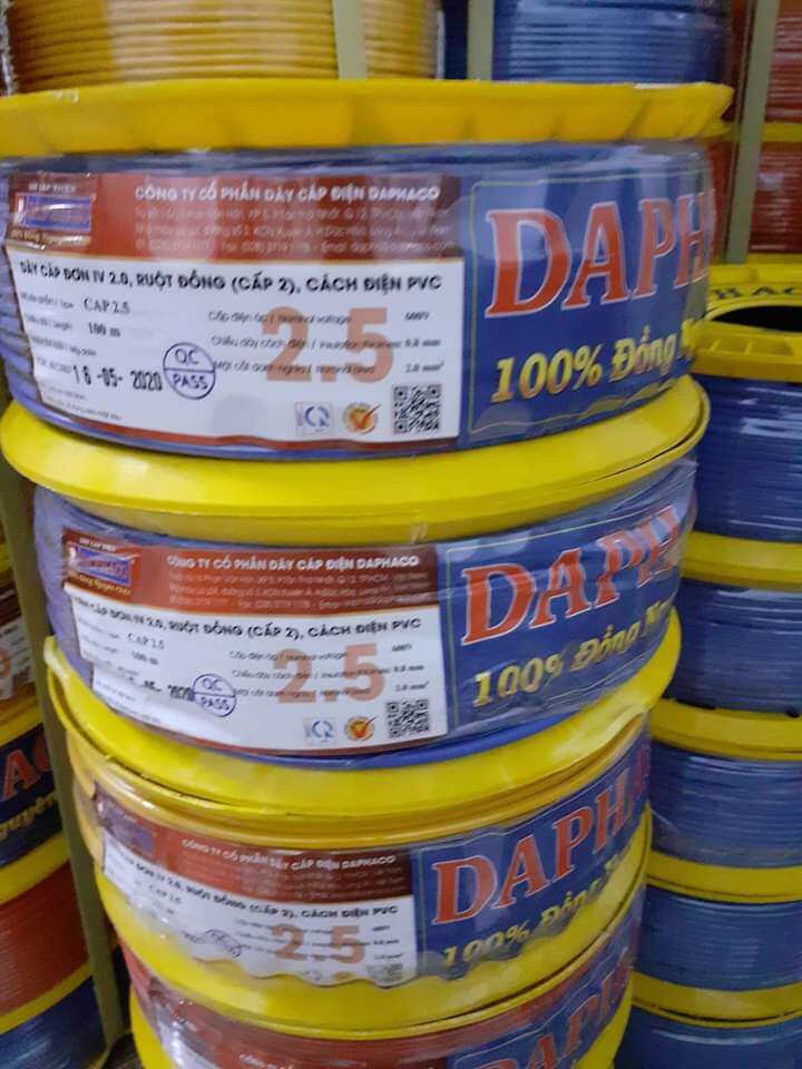 Single 2.5 Wire Power Cable with 7 Copper Wires from Fadaco Brand (100m)