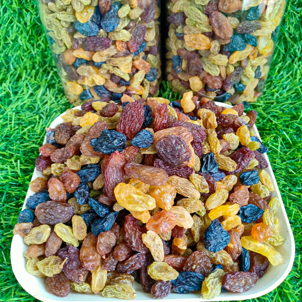 Nho Khô Mix 3 Màu Chua Ngọt 450GR [HÌNH THẬT ]