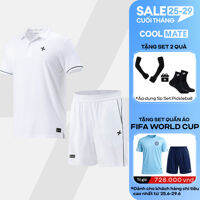 [TẶNG SET 2 QUÀ]Set đồ bộ thể thao nam Pickleball Áo Polo Exdry và Quần Dink Shot Essentials Nhanh khô,Thoáng Khí,Thấm hút Coolmate