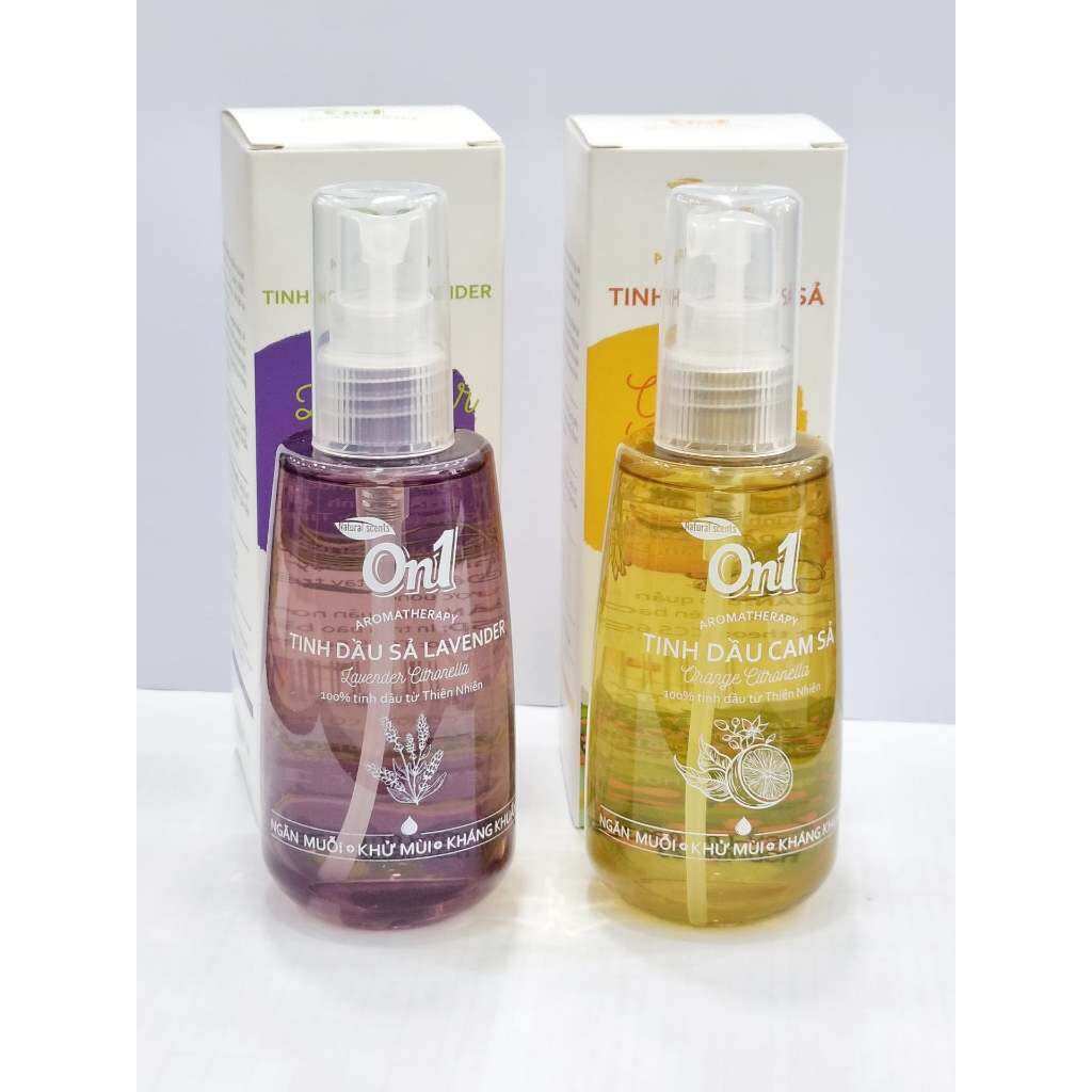 Tinh dầu On1 hương cam sả, lavender 100ml - 100% tinh dầu từ thiên nhiên
