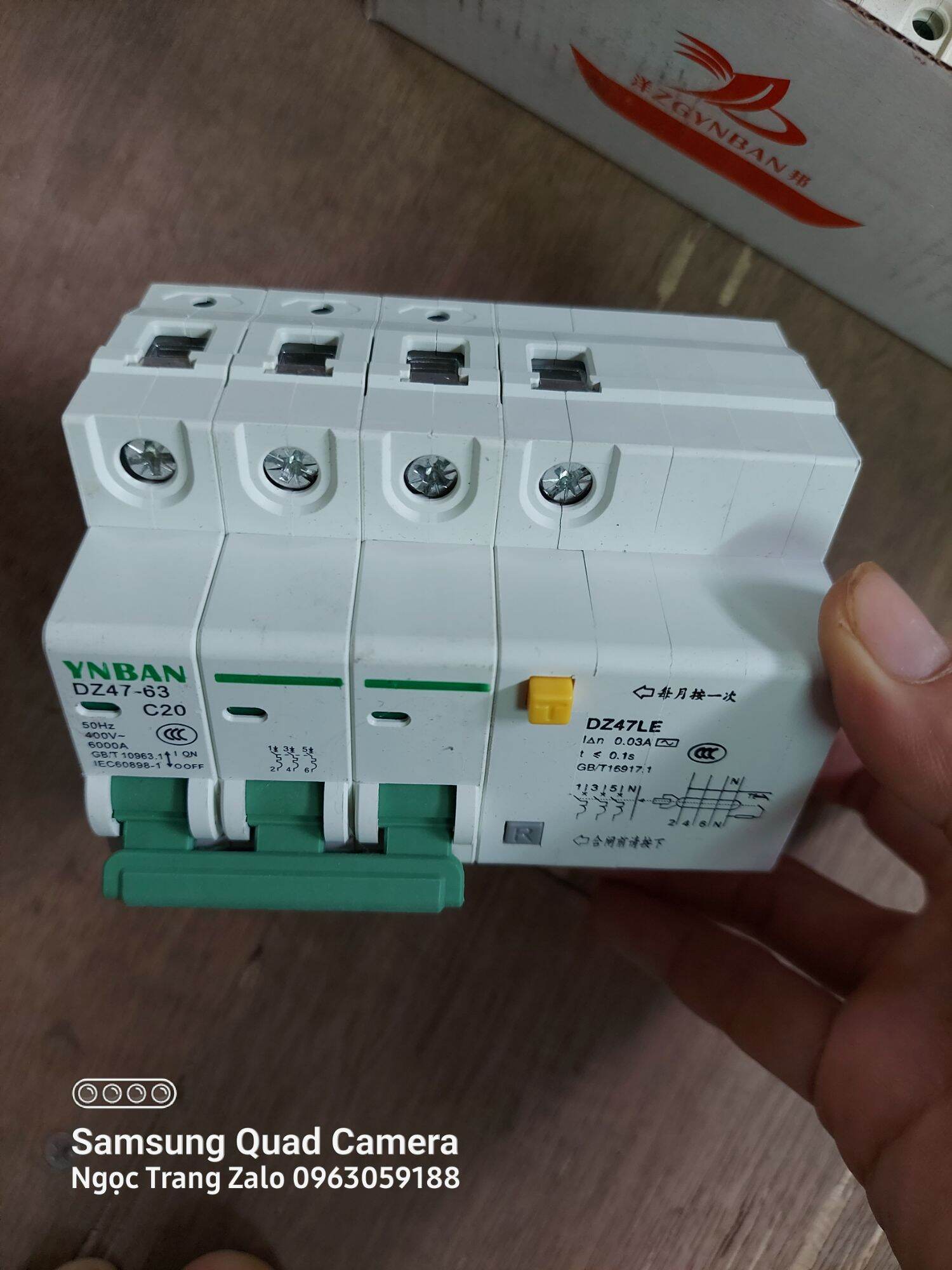 Aptomat Chống Giật 3 Pha C20A