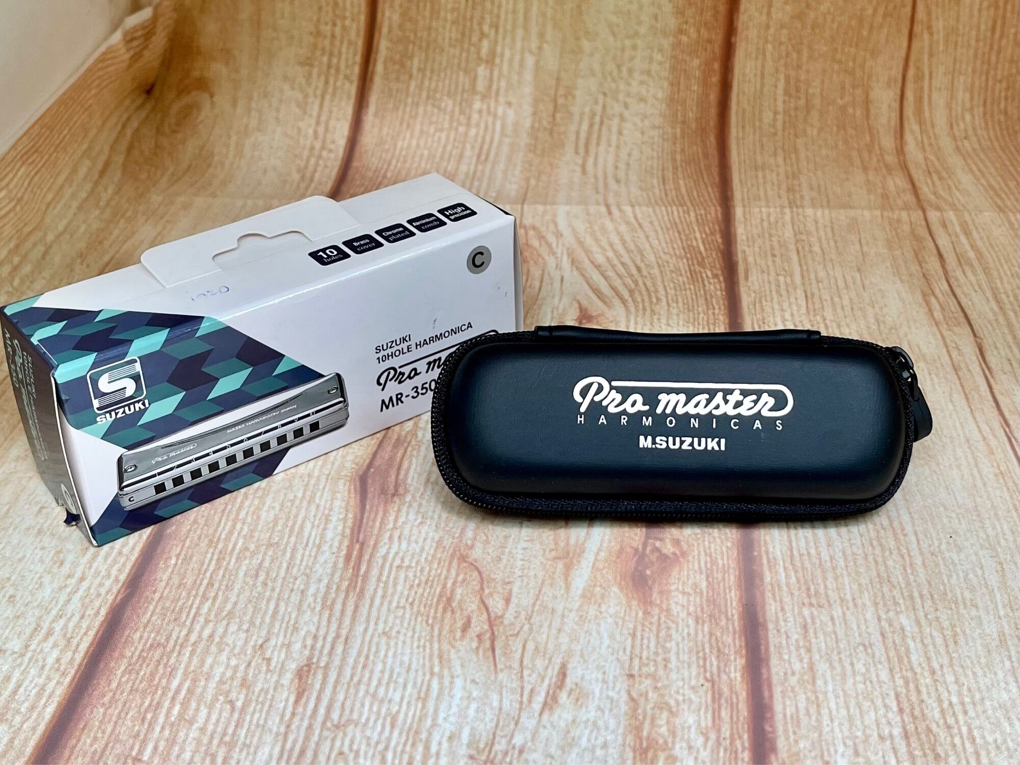 Kèn harmonica 10 lỗ Diatonic Suzuki ProMaster Mr-350