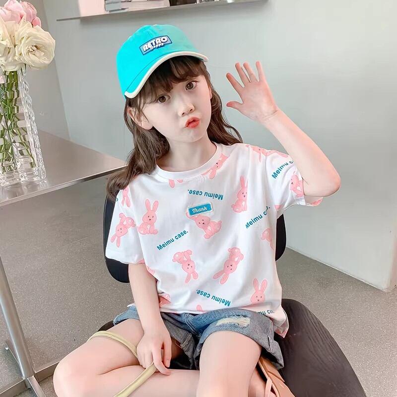 Fashionable Versatile Girls T-Shirt - 2