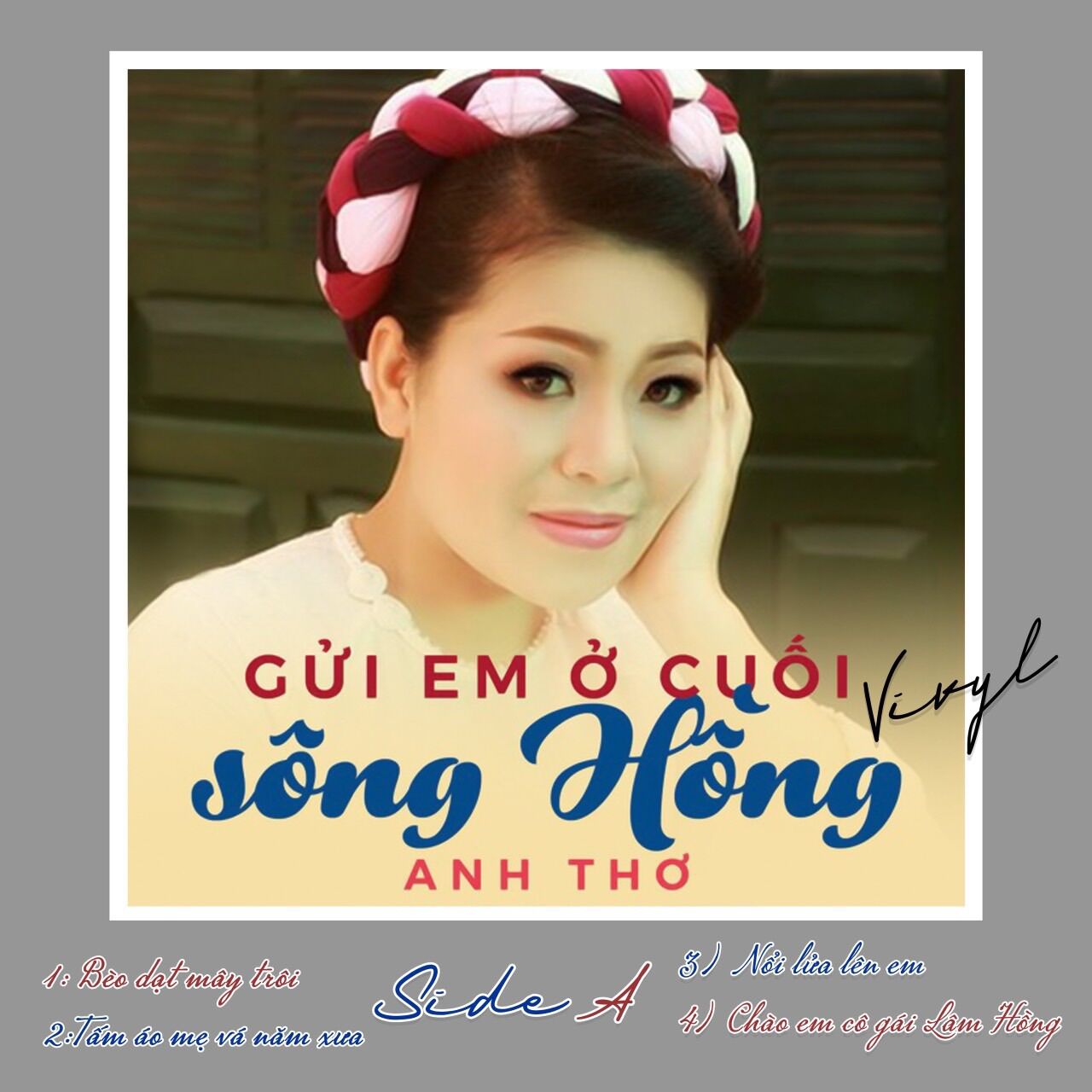 Đĩa than nhạc đỏ