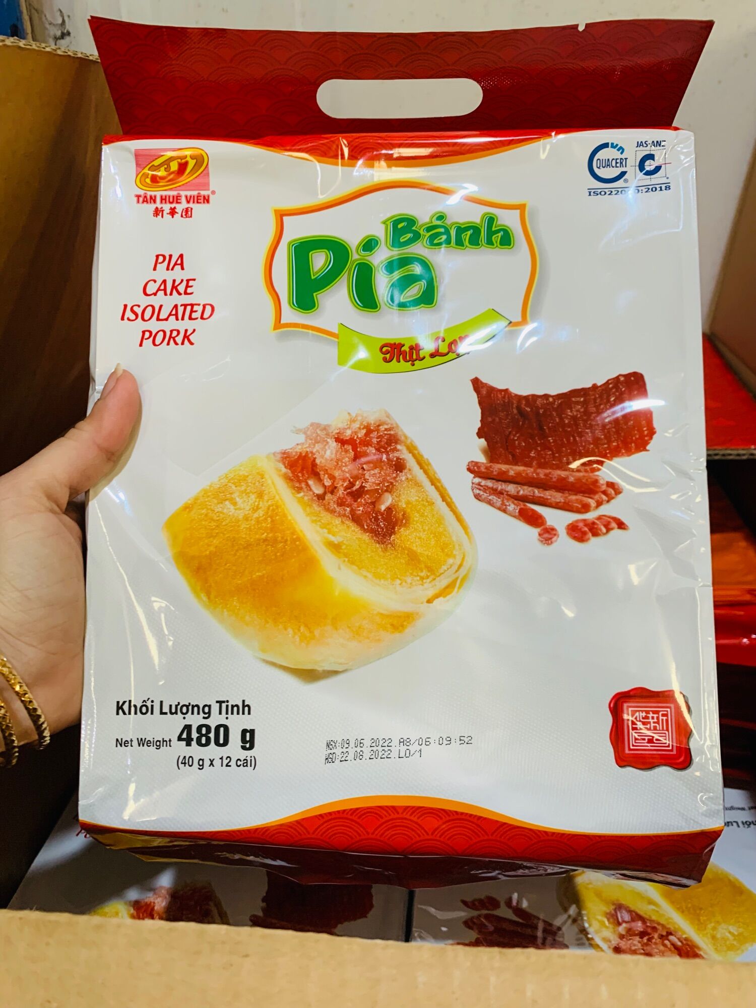 Pía thịt lạp mini Tân Huê Viên