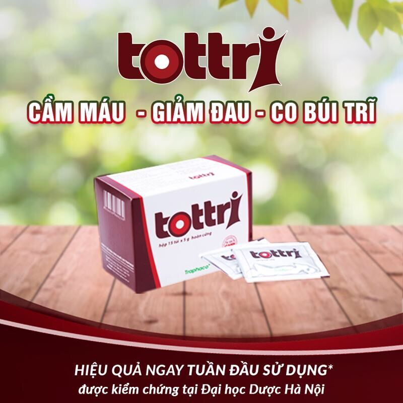 Tottri traphaco - tốt cho người bị trĩ