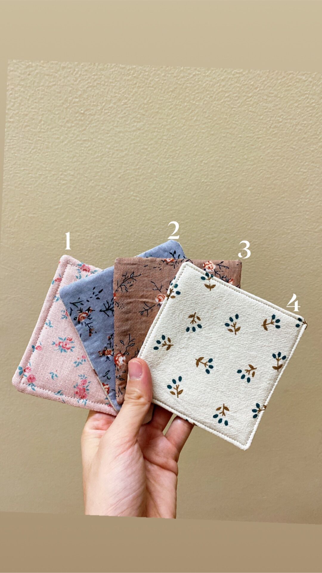Lót ly vải handmade