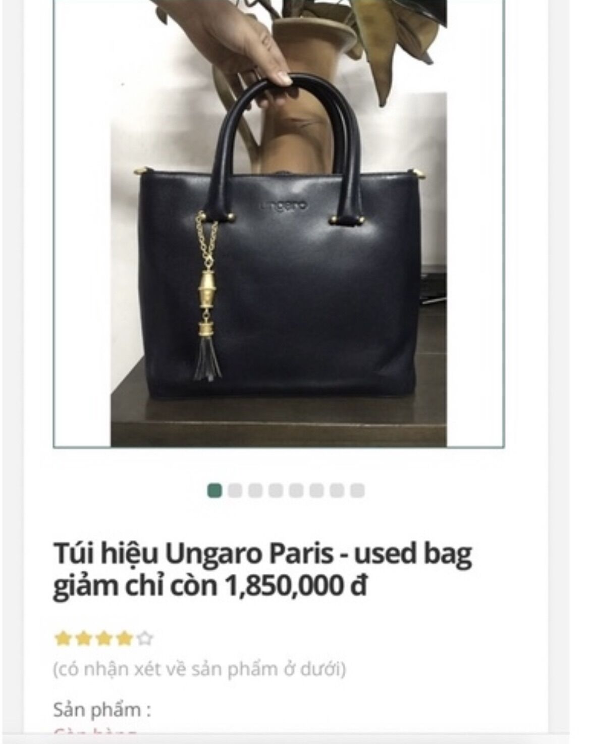 Túi đã bán hết.
