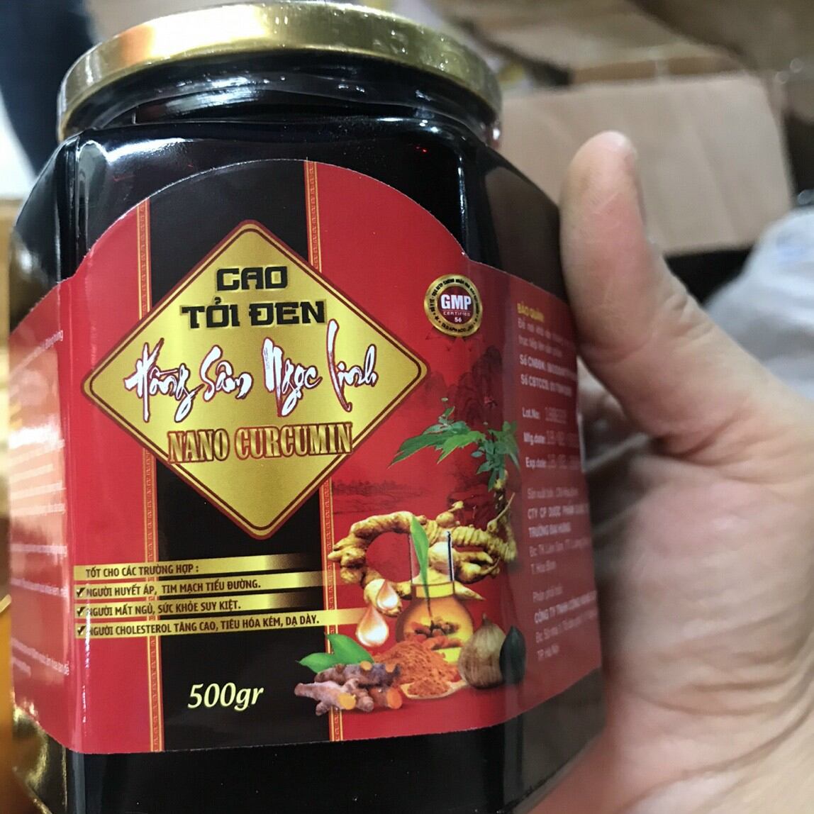 CAO TỎI ĐEN HỒNG SÂM NGỌC LINH NANO CURCUMIN