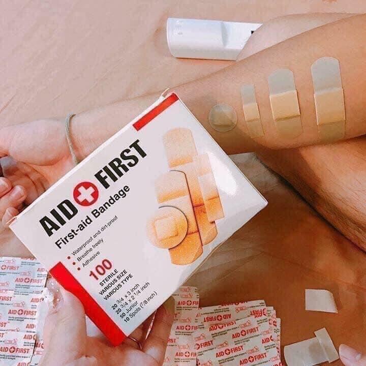 Băng cá nhân hộp 100 miếng