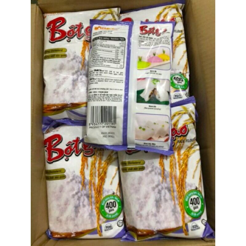 combo 6 Gói Bột Gạo Tẻ Gói 400g